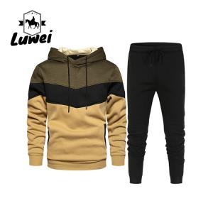 Wholesale Moletons Heavy Two Piece Set Pullover Sweat-shirt Logo Designer Cotton Men's Hoodies &amp; Sweatshirts Set from china suppliers