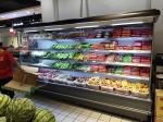 Supermarket Luxury Multideck Open Chiller Fan Cooling Customized Length