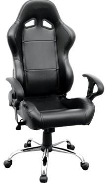 Folding PVC black Racing Office Chair Boss Seating Chairs Gaming seats chairs
