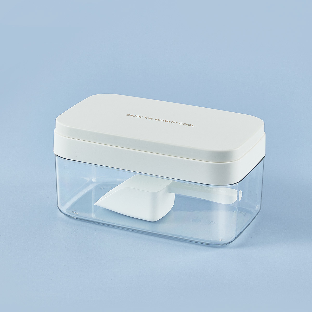 Ice Cube Maker Mold for Freezer Ice Cube Tray With Ice Storage Bin