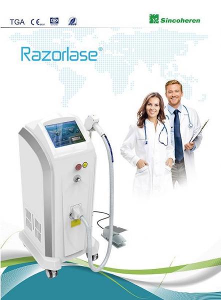 Quality Stationary Style Diode Laser Hair Removal Machine With Painless Treatment for sale