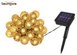 Flexible Decrata Solar Garden Ball Lights 1200MAh Rechargeable Ni MH battery