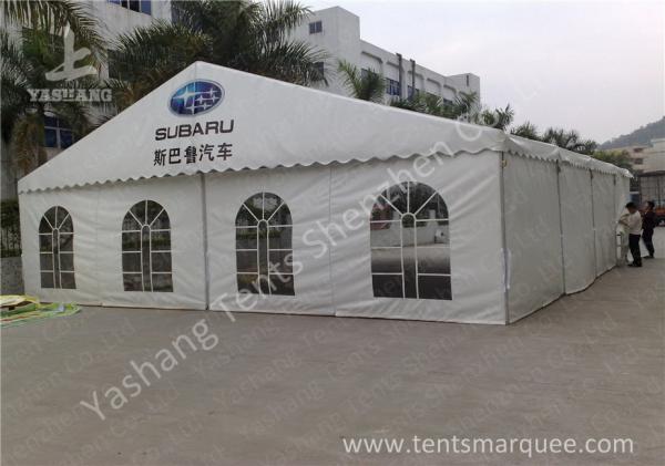 Quality Outdoor White PVC Fabic Cover Anti UV Car Exhibition Tent, Aluminum Profile for sale
