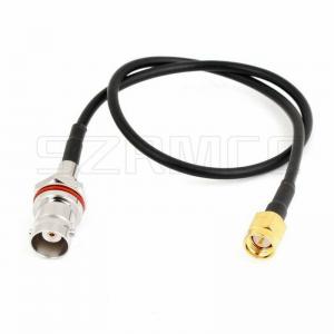 China Ultra Thin Pigtail Coax Antenna Cable SMA Male Plug to BNC Female Jack on sale