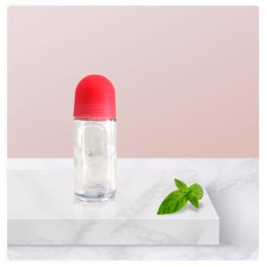 Wholesale 50ml Glass Roll On Deodorant Bottles Plastic Refillable Rollerball Perfume from china suppliers