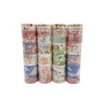 30 Designs 7pcs/Box Japanese Kawaii Cartoon Adhesive Masking Washi Tapes For
