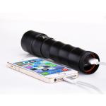 Commercial 460Lm Rechargeable LED Flashlight With Knife 6 Modes Diving