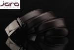 Dark Brown / Black Automatic Buckle Belt Split Leather Material Available