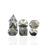 Zinc Alloy Polygonal Plum Blossom Metal Dice Suite Dragon And Dungeon DND