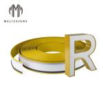 50m Yellow Color Anodized Channelume Aluminum Strip For Channel Letter