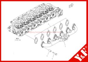 Wholesale Construction Machinery Komatsu Excavator Parts PC200-8 Exhaust Manifold 6754-11-5110 6D102 Engine from china suppliers