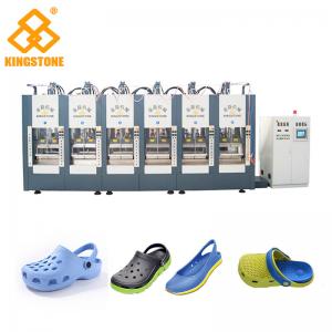 China Two Stations EVA Shoes Slipper Making Machine With Full Automatic Open - Close Mould on sale
