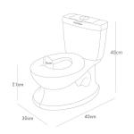 Customizable Logo White Blue Pink Baby Potty Trainer with EN71 Certification