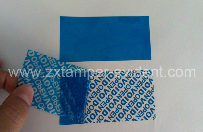 Custom Logo Tamper Evident Label Void Warranty Security Seal Label