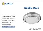 Indoor Surface Mounted Led Ceiling Light For Homes / Office UGR < 19
