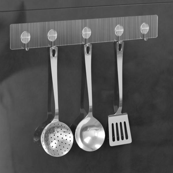 Damage Free Mounted Bathroom Wall Hooks No Install Tools Needed