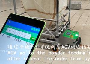 Wholesale Durable AGV Auto Guided Vehicle , AGV Magnetic Tape One Way Tunnel Tractor Type from china suppliers