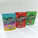 CBD Flower Herbs Three Side Seal Pouch Customized Printed Laminated