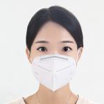 5 Layer Disposable Protective Respirator KN95 / White Non Woven Face Mask