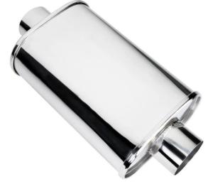Wholesale 304 Stainless Muffler Mirror Polished 2.5&quot; Inlet 3&quot; Outlet from china suppliers