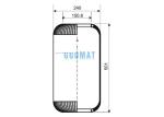 GF Gomma 1S323-36 Bus Air Bag Suspension Lveco 41022620 AIRFREN 20876G KAISER