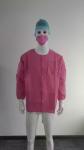 S&J Disposable SMS pink lab coat nurse dental disposable lab Jackets