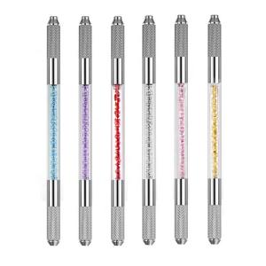 Wholesale Double Sides Crystal Acrylic Microblading Tattoo Pen 14cm Length from china suppliers