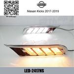 Nissan Kicks Car LED DRL daytime running lights driving daylight
