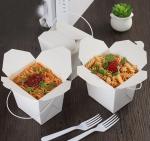 Custom Printed Disposable Paper Take Away Craft Box For Hot Food Packaging