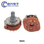 2pcs RS25 Potentiometer Rotary Band Switch 3 Pole 4 Position