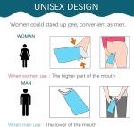 600cc Urine Bag Portable Pee Bag Disposable Camping Collection Emergency Urinal