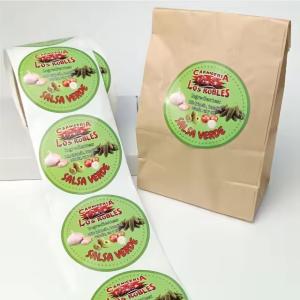 Wholesale Packaging Food Labels Stickers PVC Label With Removable Adhesive from china suppliers
