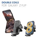 IPhone 13 Pro Qi Car Wireless Charger 110-205KHz For Samsung Z Flip3 15W