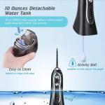 Electric Water Flosser Upgraded Portable 300ml Cordless