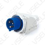 32A Waterproof Electrical Plugs And Sockets Connector Male And Female Industry