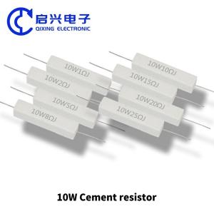 Wholesale High Power Wirewound Resistor 5W 10W 20W 100W 47 50 100 ohm Ceramic Cement Resistor from china suppliers