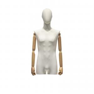 Wholesale A male half body Mannequin used for displaying natural body curves in store windows from china suppliers