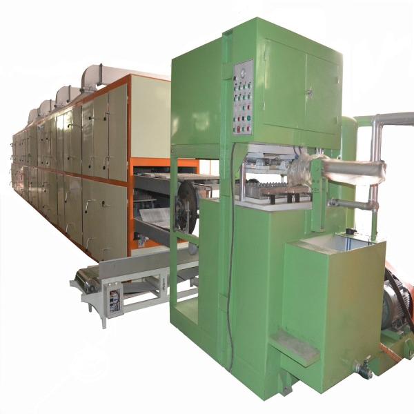 2 Molds Paper Egg Tray Manufacturing Machine Environment Protect Reciprocating