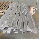 Acoustic Design Ceiling Metalwork Aluminum Baffle Wave Ceilings