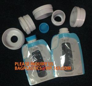 Wholesale k reusable drink pouch with spout bath tea bag zipper valve flat bottom pouches milk tea powder packaging bag from china suppliers
