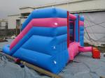 Outdoor Amusement Park Black Color Inflatable Water Slide With Pool For Kids