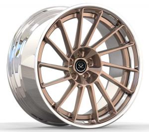 Wholesale Brushed Polished 2 Piece Forged Wheels For Porsche Macan Staggered 21inch from china suppliers