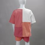 Unisex Child Patchwork Clothes 260gsm Back To School Outfits Organic Cotton