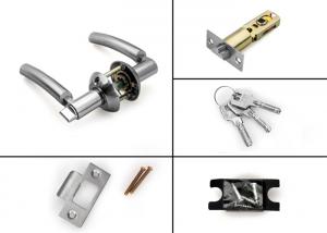 Wholesale Plated Chrome Tubular Lock Lever Style Security Door Zinc Alloy Handle Lock from china suppliers