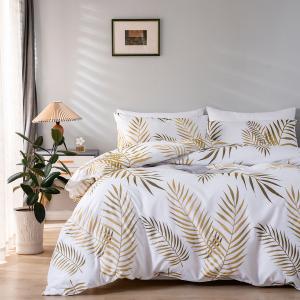 Wholesale Printed 3 Pieces Bedding Set for King Size Bed Duvet Cover Set and Designer Bed Sheet from china suppliers