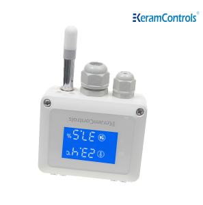 China Air Temperature And Humidity Sensor RS485 Wall Mount Temp Humid Transmitter on sale