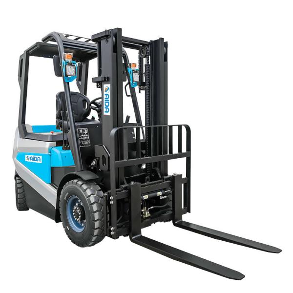 Counterbalance Electric Powered Forklift Truck 1 Ton Energy Efficient 1.5 ton