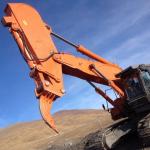 Sand Blasted 11M Length 40 Ton Excavator Rock Arm