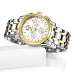 Custom Design Mens Quartz Watch Stainless Steel Bezel Logo Japan Movt OEM ODM