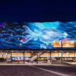 Interactive Outdoor Wall Projection Architectural Building Facade 3D Digital Art